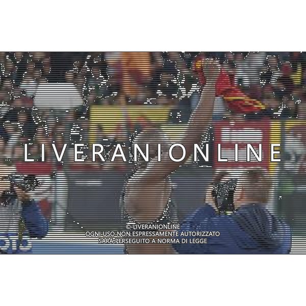 Romelu Lukaku of AS Roma celebrates after scoring a goal dduring the Italian soccer Serie A match AS Roma vs US Lecce on November 5, 2023 at Olympic Stadium in Rome, Italy. Photo by Emmanuele Mastrodonato/ag. Aldo Liverani sas