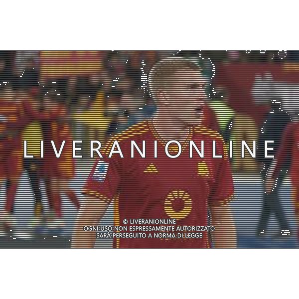 Rasmus Kristensen of AS Roma during the Italian soccer Serie A match AS Roma vs US Lecce on November 5, 2023 at Olympic Stadium in Rome, Italy. Photo by Emmanuele Mastrodonato/ag. Aldo Liverani sas