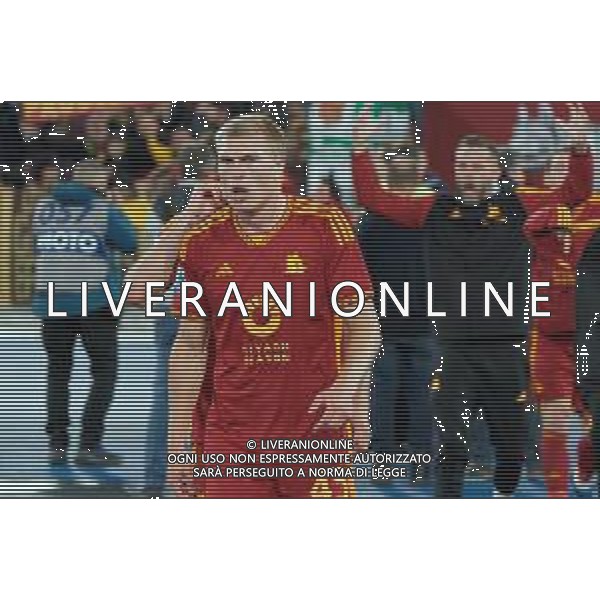 Rasmus Kristensen of AS Roma during the Italian soccer Serie A match AS Roma vs US Lecce on November 5, 2023 at Olympic Stadium in Rome, Italy. Photo by Emmanuele Mastrodonato/ag. Aldo Liverani sas