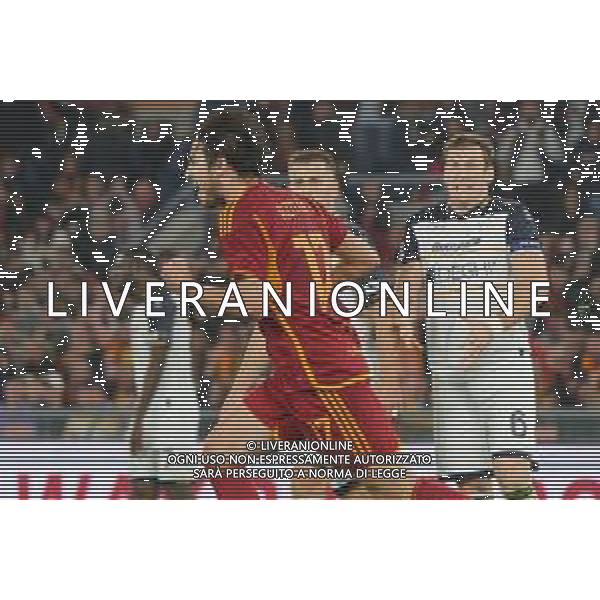 Sardar Azmoun of AS Roma celebrates after scoring a goal during the Italian soccer Serie A match AS Roma vs US Lecce on November 5, 2023 at Olympic Stadium in Rome, Italy. Photo by Emmanuele Mastrodonato/ag. Aldo Liverani sas