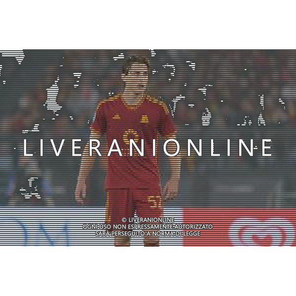 Edoardo Bove of AS Roma during the Italian soccer Serie A match AS Roma vs US Lecce on November 5, 2023 at Olympic Stadium in Rome, Italy. Photo by Emmanuele Mastrodonato/ag. Aldo Liverani sas