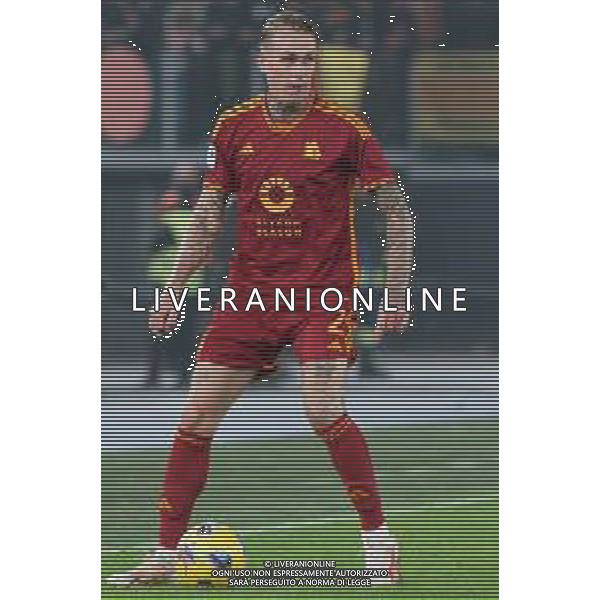 Rick Karsdorp of AS Roma during the Italian soccer Serie A match AS Roma vs US Lecce on November 5, 2023 at Olympic Stadium in Rome, Italy. Photo by Emmanuele Mastrodonato/ag. Aldo Liverani sas