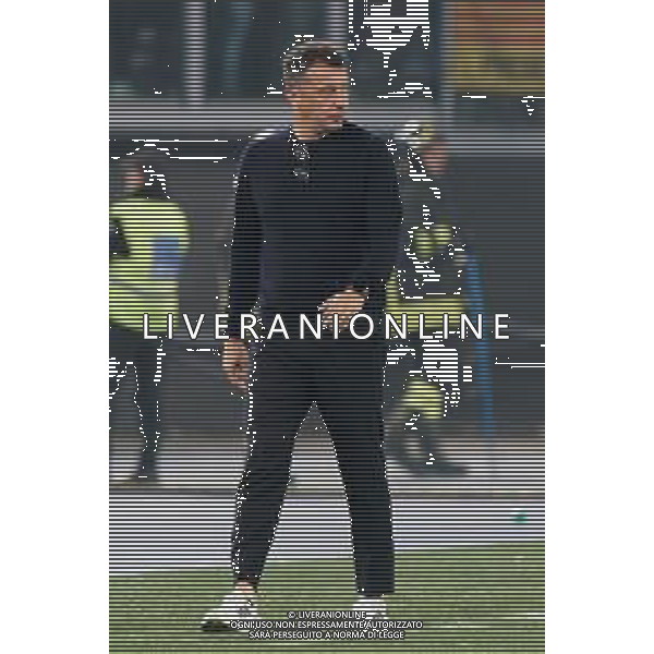 coach Roberto D’Aversa of US Lecce during the Italian soccer Serie A match AS Roma vs US Lecce on November 5, 2023 at Olympic Stadium in Rome, Italy. Photo by Emmanuele Mastrodonato/ag. Aldo Liverani sas