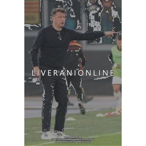 coach Roberto D’Aversa of US Lecce during the Italian soccer Serie A match AS Roma vs US Lecce on November 5, 2023 at Olympic Stadium in Rome, Italy. Photo by Emmanuele Mastrodonato/ag. Aldo Liverani sas