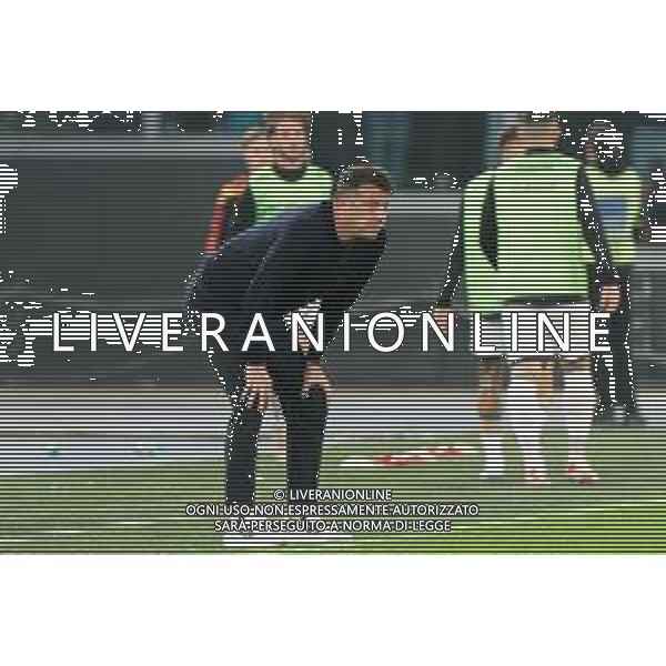 coach Roberto D’Aversa of US Lecce during the Italian soccer Serie A match AS Roma vs US Lecce on November 5, 2023 at Olympic Stadium in Rome, Italy. Photo by Emmanuele Mastrodonato/ag. Aldo Liverani sas