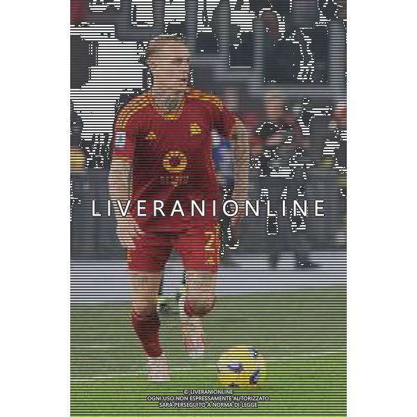 Rick Karsdorp of AS Roma during the Italian soccer Serie A match AS Roma vs US Lecce on November 5, 2023 at Olympic Stadium in Rome, Italy. Photo by Emmanuele Mastrodonato/ag. Aldo Liverani sas