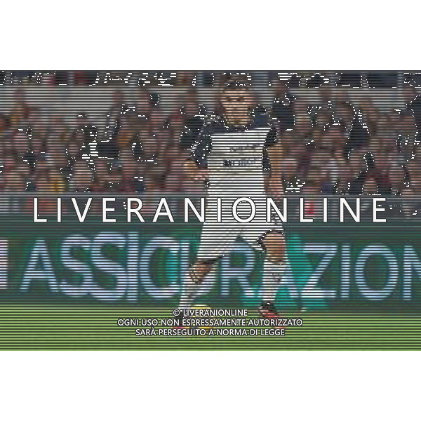 Nikola Krstovic of US Lecce during the Italian soccer Serie A match AS Roma vs US Lecce on November 5, 2023 at Olympic Stadium in Rome, Italy. Photo by Emmanuele Mastrodonato/ag. Aldo Liverani sas
