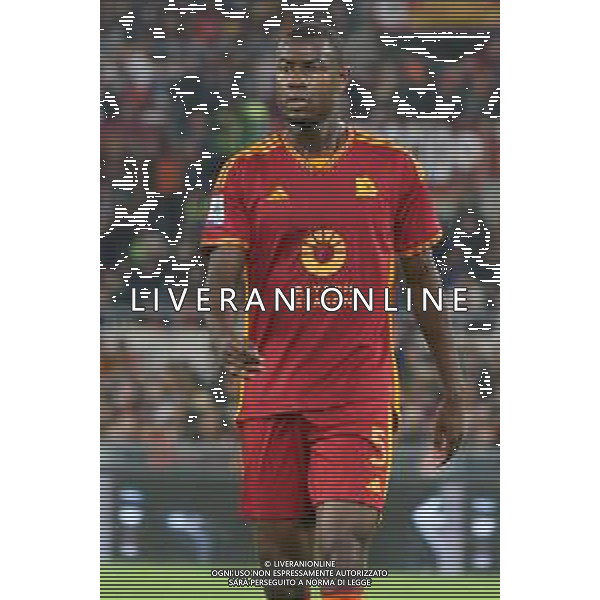 Evan NDicka of AS Roma during the Italian soccer Serie A match AS Roma vs US Lecce on November 5, 2023 at Olympic Stadium in Rome, Italy. Photo by Emmanuele Mastrodonato/ag. Aldo Liverani sas
