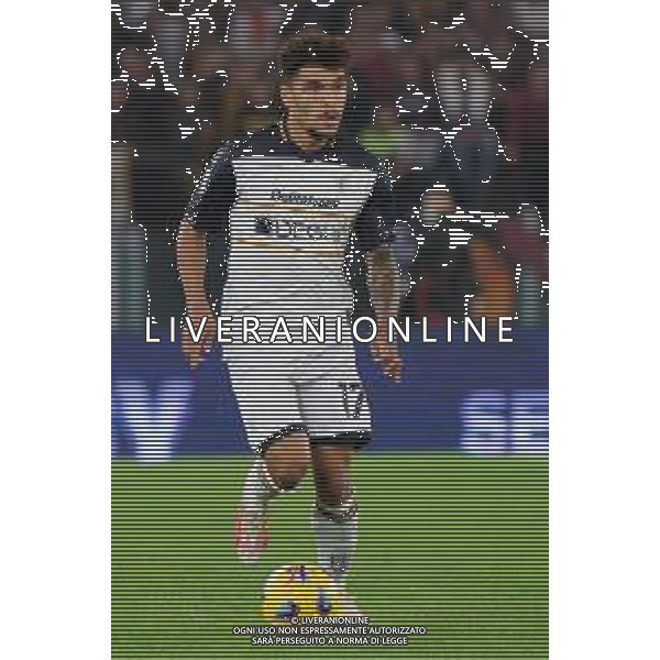 Valentin Gendrey of US Lecce during the Italian soccer Serie A match AS Roma vs US Lecce on November 5, 2023 at Olympic Stadium in Rome, Italy. Photo by Emmanuele Mastrodonato/ag. Aldo Liverani sas
