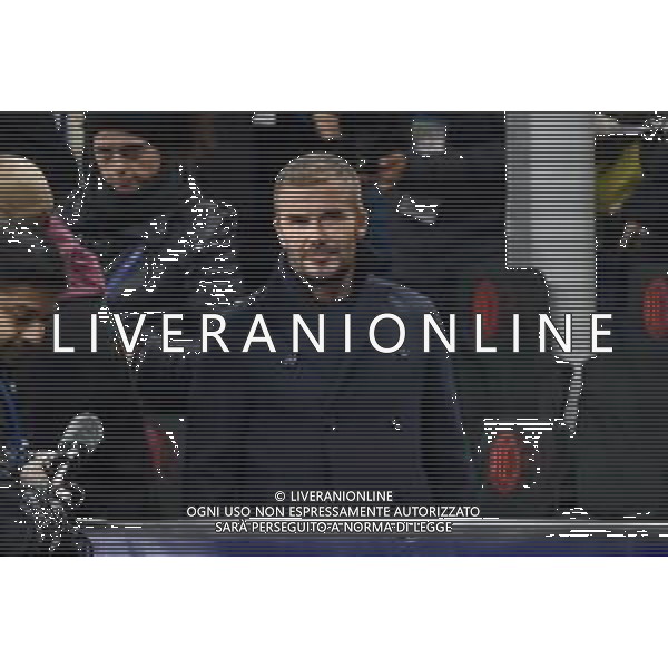 Milan vs Paris Saint-Germain nella foto David Beckham Milano 07-11-2023 Stadio Giuseppe Meazza - San Siro UEFA Champions League fase a gironi 4a giornata - Gruppo F foto Roberto Garavaglia/ag. Aldo Liverani sas/AGENZIA ALDO LIVERANI SAS