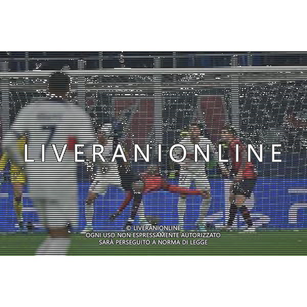 Milan vs Paris Saint-Germain nella foto Rafael Leao (Milan) segna il gol dell\'1 a 1 Milano 07-11-2023 Stadio Giuseppe Meazza - San Siro UEFA Champions League fase a gironi 4a giornata - Gruppo F foto Roberto Garavaglia/ag. Aldo Liverani sas / AGENZIA ALDO LIVERANI SAS