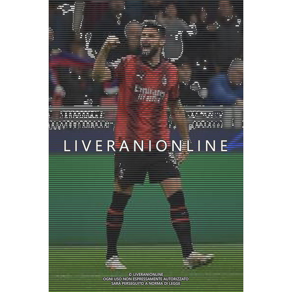 Milan vs Paris Saint-Germain nella foto Olivier Giroud (Milan) esulta dopo il gol del 2 a 1 Milano 07-11-2023 Stadio Giuseppe Meazza - San Siro UEFA Champions League fase a gironi 4a giornata - Gruppo F foto Roberto Garavaglia/ag. Aldo Liverani sas / AGENZIA ALDO LIVERANI SAS