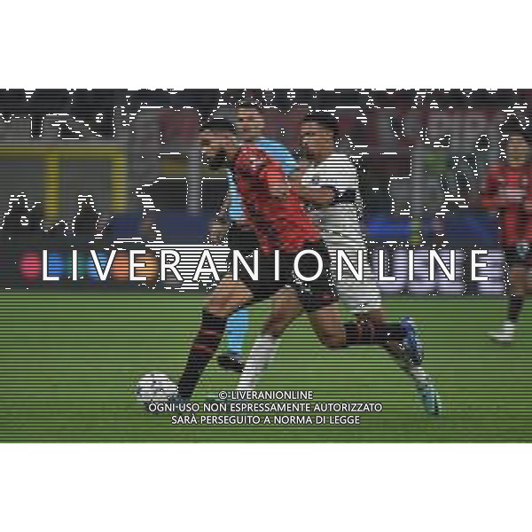 Milan vs Paris Saint-Germain nella foto Ruben Loftus-Cheek (Milan) e Warren Zaire-Emery (Paris Saint-Germain) Milano 07-11-2023 Stadio Giuseppe Meazza - San Siro UEFA Champions League fase a gironi 4a giornata - Gruppo F foto Roberto Garavaglia/ag. Aldo Liverani sas/ AGENZIA ALDO LIVERANI SAS