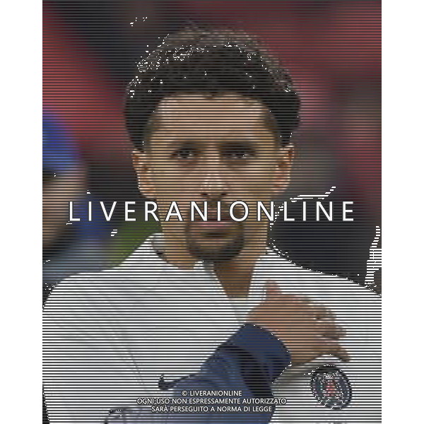 Milan vs Paris Saint-Germain nella foto Marcos Corra Marquinhos (Paris Saint-Germain) Milano 07-11-2023 Stadio Giuseppe Meazza - San Siro UEFA Champions League fase a gironi 4a giornata - Gruppo F foto Roberto Garavaglia/ag. Aldo Liverani sas/ AGENZIA ALDO LIVERANI SAS