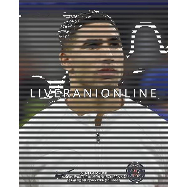 Milan vs Paris Saint-Germain nella foto Achraf Hakimi (Paris Saint-Germain) Milano 07-11-2023 Stadio Giuseppe Meazza - San Siro UEFA Champions League fase a gironi 4a giornata - Gruppo F foto Roberto Garavaglia/ag. Aldo Liverani sas/ AGENZIA ALDO LIVERANI SAS