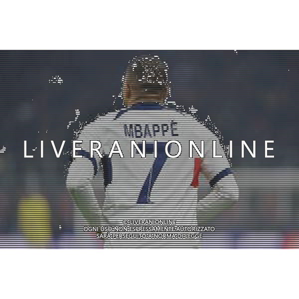 Milan vs Paris Saint-Germain nella foto Kylian Mbappe\' (Paris Saint-Germain) Milano 07-11-2023 Stadio Giuseppe Meazza - San Siro UEFA Champions League fase a gironi 4a giornata - Gruppo F foto Roberto Garavaglia/ag. Aldo Liverani sas/ AGENZIA ALDO LIVERANI SAS