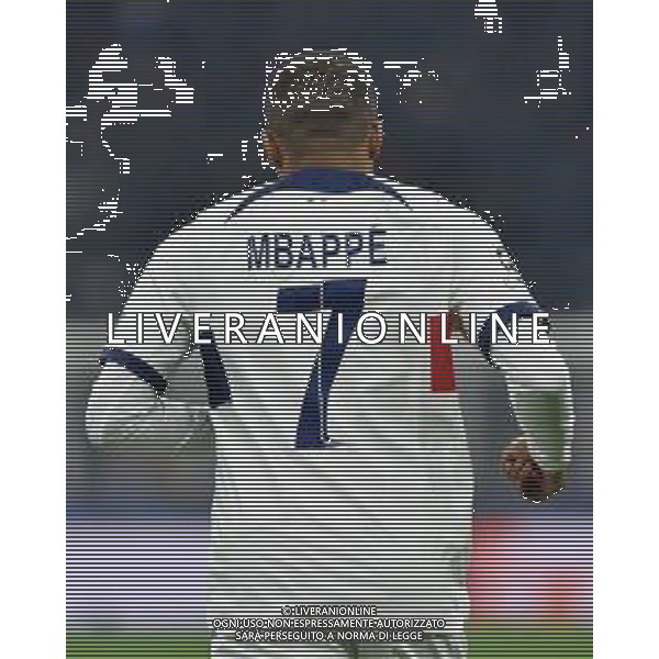 Milan vs Paris Saint-Germain nella foto Kylian Mbappe\' (Paris Saint-Germain) Milano 07-11-2023 Stadio Giuseppe Meazza - San Siro UEFA Champions League fase a gironi 4a giornata - Gruppo F foto Roberto Garavaglia/ag. Aldo Liverani sas/ AGENZIA ALDO LIVERANI SAS