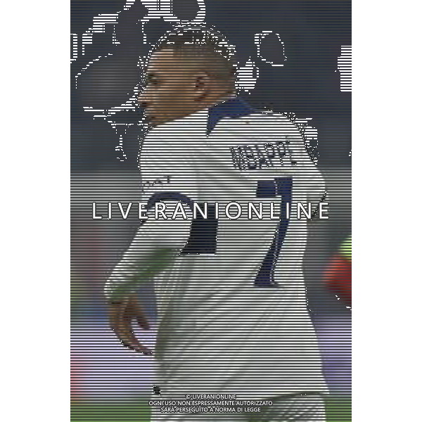 Milan vs Paris Saint-Germain nella foto Kylian Mbappe\' (Paris Saint-Germain) Milano 07-11-2023 Stadio Giuseppe Meazza - San Siro UEFA Champions League fase a gironi 4a giornata - Gruppo F foto Roberto Garavaglia/ag. Aldo Liverani sas/ AGENZIA ALDO LIVERANI SAS