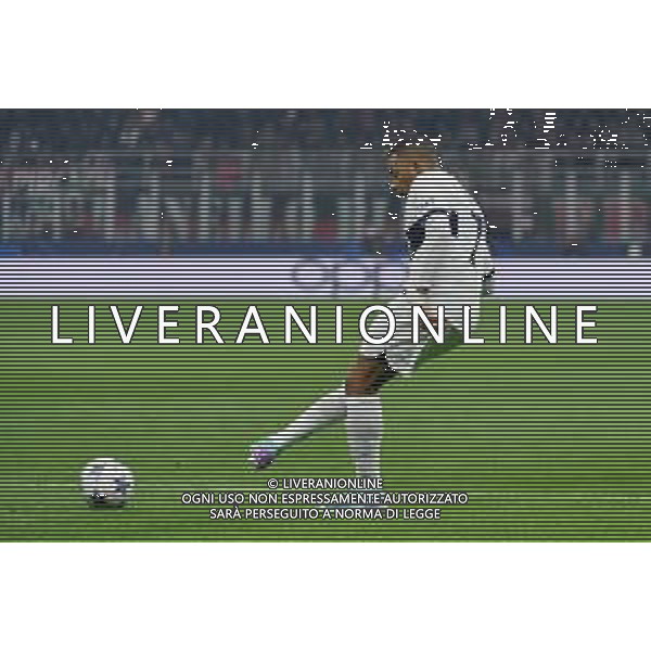 Milan vs Paris Saint-Germain nella foto Kylian Mbappe\' (Paris Saint-Germain) Milano 07-11-2023 Stadio Giuseppe Meazza - San Siro UEFA Champions League fase a gironi 4a giornata - Gruppo F foto Roberto Garavaglia/ag. Aldo Liverani sas/ AGENZIA ALDO LIVERANI SAS