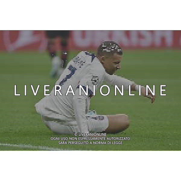Milan vs Paris Saint-Germain nella foto Kylian Mbappe\' (Paris Saint-Germain) Milano 07-11-2023 Stadio Giuseppe Meazza - San Siro UEFA Champions League fase a gironi 4a giornata - Gruppo F foto Roberto Garavaglia/ag. Aldo Liverani sas/ AGENZIA ALDO LIVERANI SAS