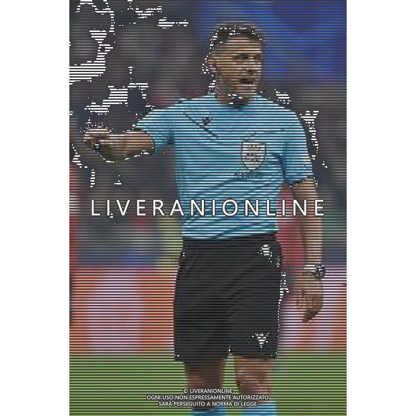 Milan vs Paris Saint-Germain nella foto l\'arbitro Gil Manzano Jesus (SPA) Milano 07-11-2023 Stadio Giuseppe Meazza - San Siro UEFA Champions League fase a gironi 4a giornata - Gruppo F foto Roberto Garavaglia/ag. Aldo Liverani sas/ AGENZIA ALDO LIVERANI SAS