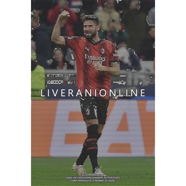 Milan vs Paris Saint-Germain nella foto Olivier Giroud (Milan) esulta dopo il gol del 2 a 1 Milano 07-11-2023 Stadio Giuseppe Meazza - San Siro UEFA Champions League fase a gironi 4a giornata - Gruppo F foto Roberto Garavaglia/ag. Aldo Liverani sas/ AGENZIA ALDO LIVERANI SAS