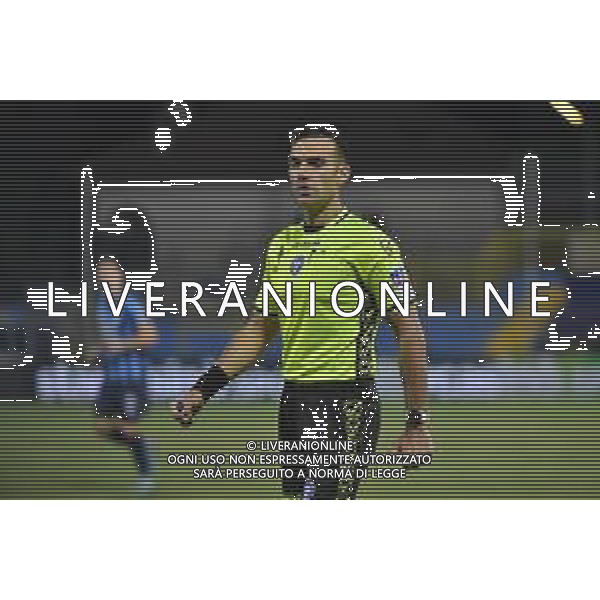 TVRG Lecco vs Spezia nella foto l\'arbitro Marco Monaldi di Macerata Lecco 08-11-2023 Stadio Rigamonti Ceppi Campionato Serie BKT - recupero 2a giornata foto Roberto Garavaglia/ag. Aldo Liverani sas / AGENZIA ALDO LIVERANI SAS