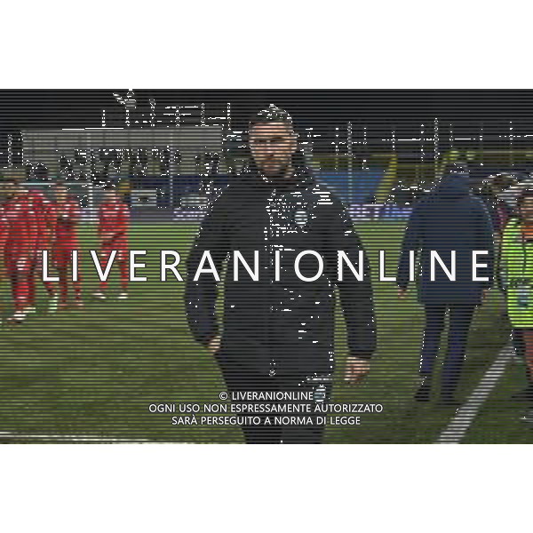 TVRG Lecco vs Spezia nella foto Emiliano Bonazzoli allenatore Lecco Lecco 08-11-2023 Stadio Rigamonti Ceppi Campionato Serie BKT - recupero 2a giornata foto Roberto Garavaglia/ag. Aldo Liverani sas / AGENZIA ALDO LIVERANI SAS
