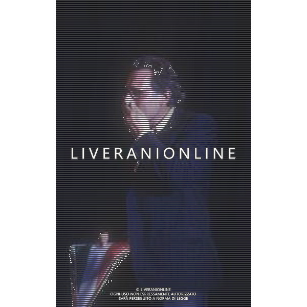 DIAP-RETROSPETTIVA ENZO JANNACCI CANTANTE NELLA FOTO ENZO JANNACCI NELL\'ANNO 1985 AG ALDO LIVERANI SAS 