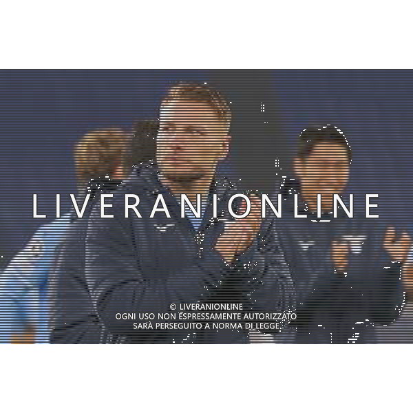 Ciro Immobile of SS Lazio applauds fans during the UEFA Champions League match SS Lazio vs Feyenoord at the Olympic stadium in Rome on November 7, 2023. Photo Emmanuele Mastrodonato/ag. Aldo Liverani sas/AGENZIA ALDO LIVERANI SAS