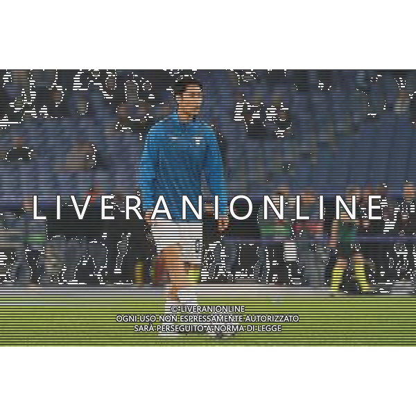 Daichi Kamada of SS Lazio warms up during the UEFA Champions League match SS Lazio vs Feyenoord at the Olympic stadium in Rome on November 7, 2023. Photo Emmanuele Mastrodonato/ag. Aldo Liverani sas/AGENZIA ALDO LIVERANI SAS