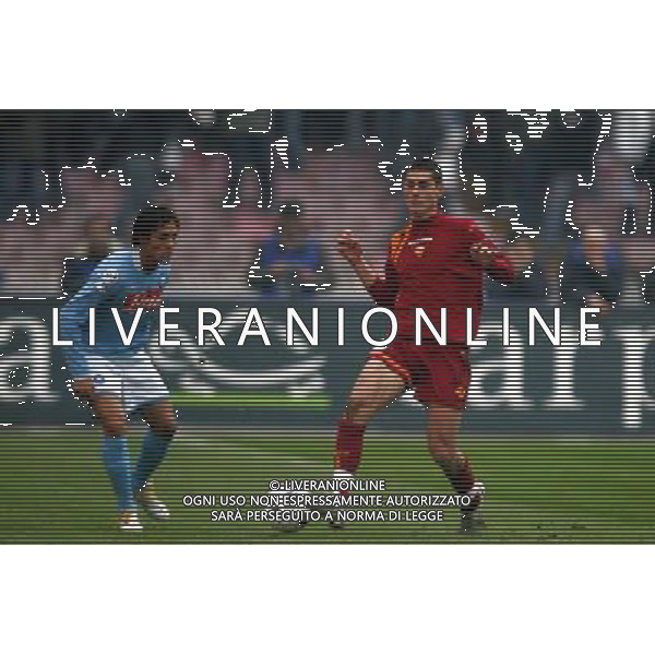 NAPOLI 8/12/2005 NAPOLI-ROMA COPPA ITALIA NELLA FOTO ROSI FOTO AG ALDO LIVERANI