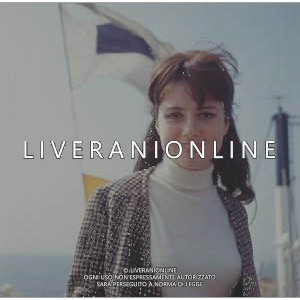 COL-RETROSPETTIVA GIGLIOLA CINQUETTI CANTANTE NELLA FOTO GIGLIOLA CINQUETTI SULLA NAVE BEAT NELL\'ANNO 1967 AG ALDO LIVERANI SAS  
