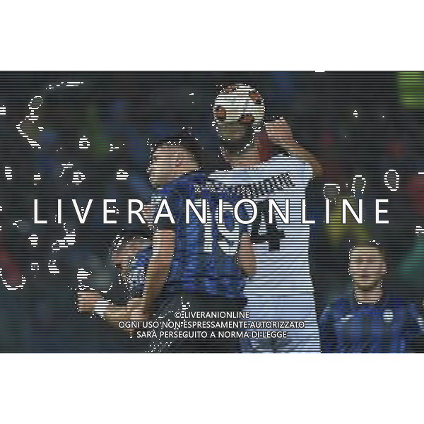 TVRG Atalanta vs Sturm Graz nella foto Berat Djimsiti (Atalanta) e Jon Stankovic (Sturm Graz) Bergamo 09-11-2023 Gewiss Stadium - Stadio Atleti Azzurri d\'Italia UEFA Europa League - fase a gironi Gruppo D - 4a giornata foto Roberto Garavaglia/ag. Aldo Liverani sas/AGENZIA ALDO LIVERANI SAS