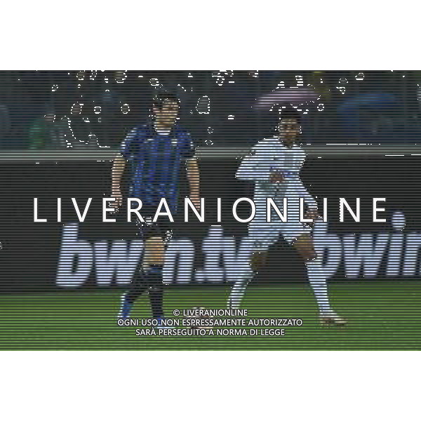 TVRG Atalanta vs Sturm Graz nella foto Marten de Roon (Atalanta) e Manprit Sarkaria (Sturm Graz) Bergamo 09-11-2023 Gewiss Stadium - Stadio Atleti Azzurri d\'Italia UEFA Europa League - fase a gironi Gruppo D - 4a giornata foto Roberto Garavaglia/ag. Aldo Liverani sas/AGENZIA ALDO LIVERANI SAS