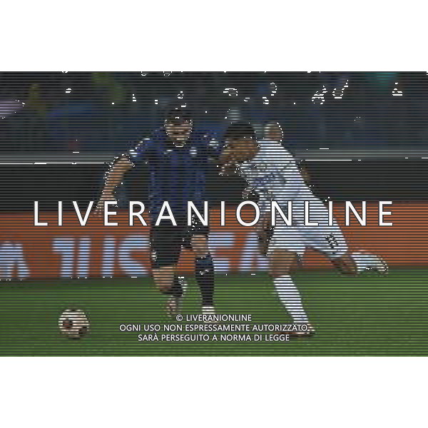 TVRG Atalanta vs Sturm Graz nella foto Sead Kolasinac (Atalanta) e Manprit Sarkaria (Sturm Graz) Bergamo 09-11-2023 Gewiss Stadium - Stadio Atleti Azzurri d\'Italia UEFA Europa League - fase a gironi Gruppo D - 4a giornata foto Roberto Garavaglia/ag. Aldo Liverani sas/AGENZIA ALDO LIVERANI SAS