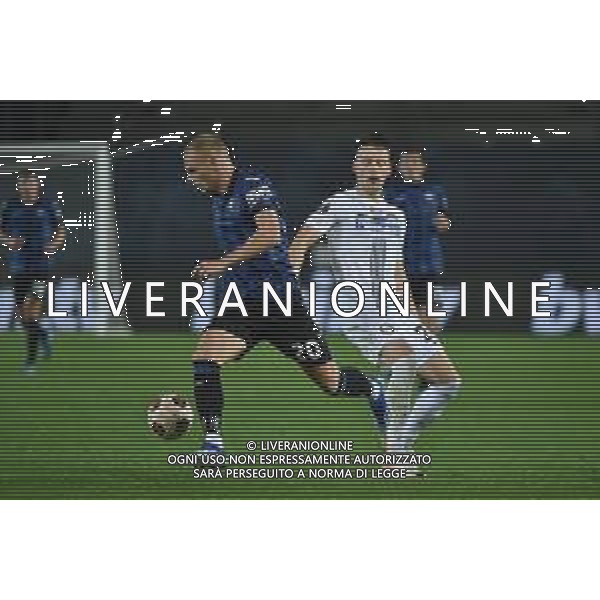 TVRG Atalanta vs Sturm Graz nella foto Mitchel Bakker (Atalanta) e Dimitri Lavalee (Sturm Graz) Bergamo 09-11-2023 Gewiss Stadium - Stadio Atleti Azzurri d\'Italia UEFA Europa League - fase a gironi Gruppo D - 4a giornata foto Roberto Garavaglia/ag. Aldo Liverani sas/AGENZIA ALDO LIVERANI SAS