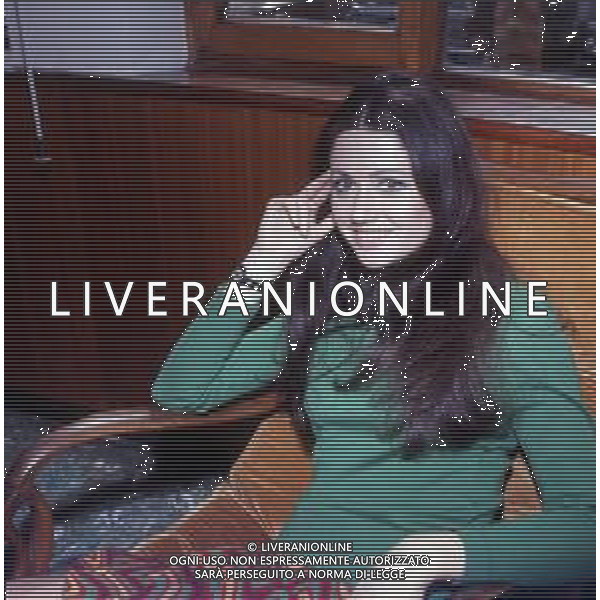 COL-RETROSPETTIVA GIGLIOLA CINQUETTI CANTANTE NELLA FOTO GIGLIOLA CINQUETTI A SANREMO NELL\'ANNO 1972 AG ALDO LIVERANI SAS 
