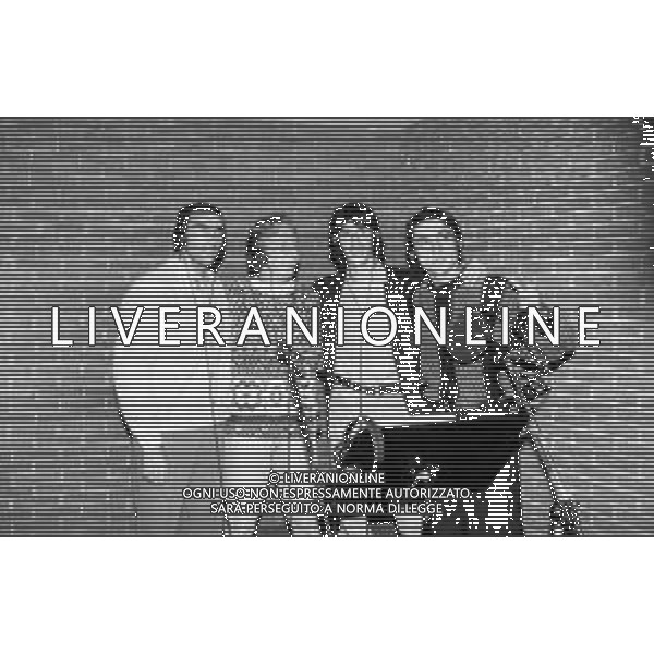 REGISTRAZIONE DI \'DISCO PER UNICEF\' 1994-1995 NELLA FOTO GIUSEPPE BERGOMI, DARKO PANCEV, MARCO DELVECCHIO, MIRKO CONTE, AG. ALDO LIVERANI SAS