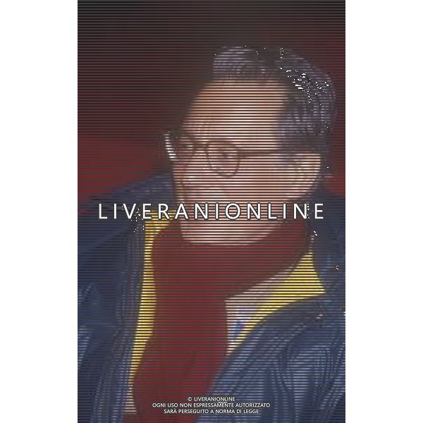 DIAP-RETROSPETTIVA ENZO JANNACCI CANTANTE NELLA FOTO ENZO JANNACCI A SAINT VINCENT NELL\'ANNO 1988-89 AG ALDO LIVERANI SAS