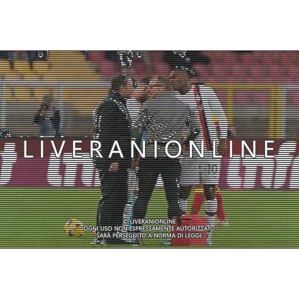 Rafael Leao of AC Milan injured during the Italian soccer Serie A match US Lecce vs AC Milan on November 10, 2023 at Via del Mare Stadium in Lecce, Italy. Photo by Emmanuele Mastrodonato/ag. Aldo Liverani sas