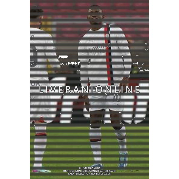 Rafael Leao of AC Milan injured during the Italian soccer Serie A match US Lecce vs AC Milan on November 10, 2023 at Via del Mare Stadium in Lecce, Italy. Photo by Emmanuele Mastrodonato/ag. Aldo Liverani sas