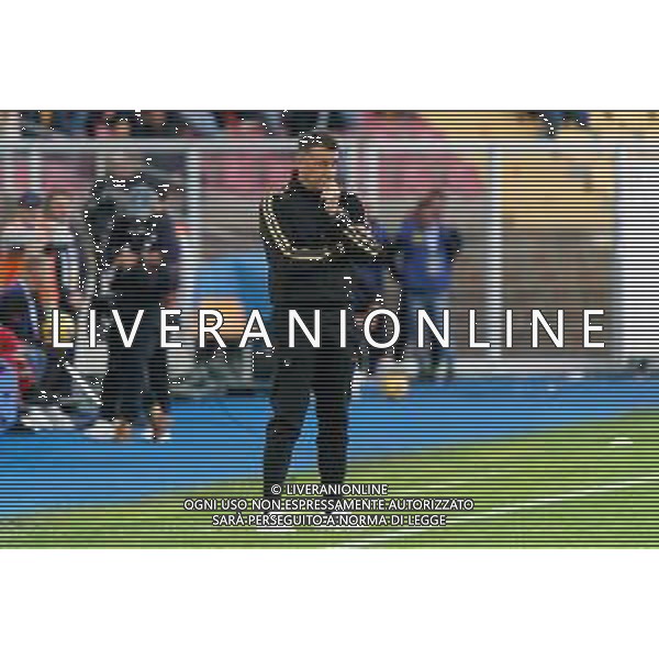 coach Roberto D’Aversa of US Lecce during the Italian soccer Serie A match US Lecce vs AC Milan on November 10, 2023 at Via del Mare Stadium in Lecce, Italy. Photo by Emmanuele Mastrodonato/ag. Aldo Liverani sas