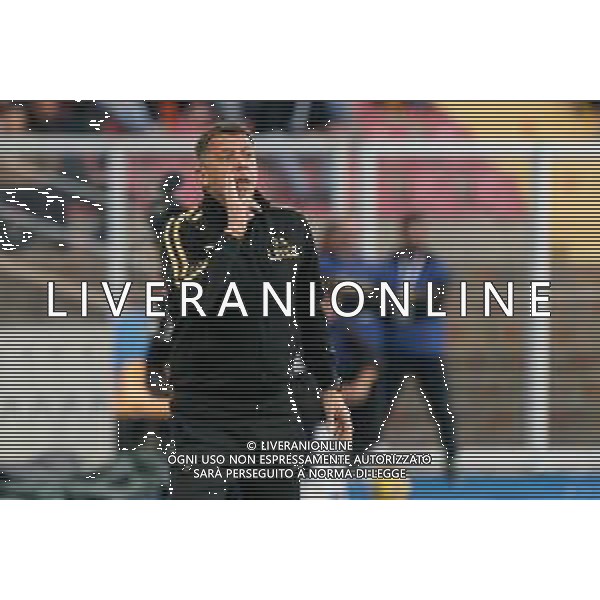 coach Roberto D’Aversa of US Lecce during the Italian soccer Serie A match US Lecce vs AC Milan on November 10, 2023 at Via del Mare Stadium in Lecce, Italy. Photo by Emmanuele Mastrodonato/ag. Aldo Liverani sas