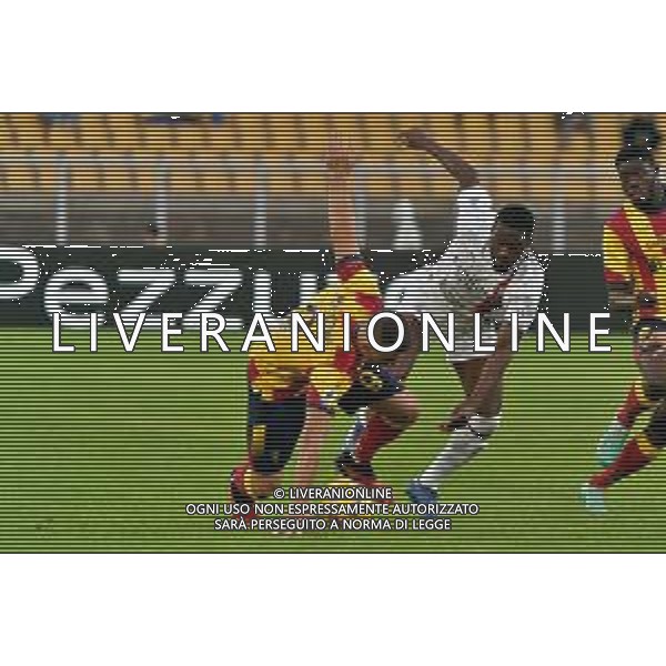 Nikola Krstovic of US Lecce and Fikayo Tomori of AC Milan during the Italian soccer Serie A match US Lecce vs AC Milan on November 10, 2023 at Via del Mare Stadium in Lecce, Italy. Photo by Emmanuele Mastrodonato/ag. Aldo Liverani sas