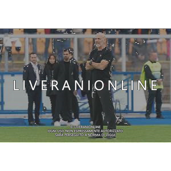 coach Stefano Pioli of AC Milan during the Italian soccer Serie A match US Lecce vs AC Milan on November 10, 2023 at Via del Mare Stadium in Lecce, Italy. Photo by Emmanuele Mastrodonato/ag. Aldo Liverani sas
