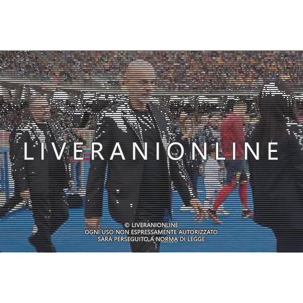 coach Stefano Pioli of AC Milan during the Italian soccer Serie A match US Lecce vs AC Milan on November 10, 2023 at Via del Mare Stadium in Lecce, Italy. Photo by Emmanuele Mastrodonato/ag. Aldo Liverani sas