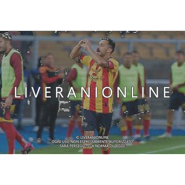 Nicola Sansone of US Lecce celebrates after scoring a goal during the Italian soccer Serie A match US Lecce vs AC Milan on November 10, 2023 at Via del Mare Stadium in Lecce, Italy. Photo by Emmanuele Mastrodonato/ag. Aldo Liverani sas