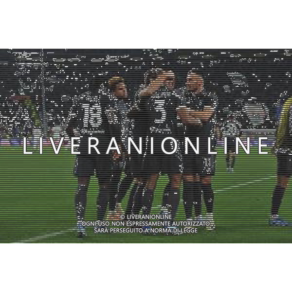 Torino 11.11.2023 Allianz Stadium @Manuela Viganti/Ag. Aldo Liverani sas Juventus vs Cagliari Campionato Calcio Serie A TIM 2023/2024 12a giornata Nella foto: esultanza juventus dopo il gol di gleison bremer ©Viganti/AGENZIA ALDO LIVERANI SAS