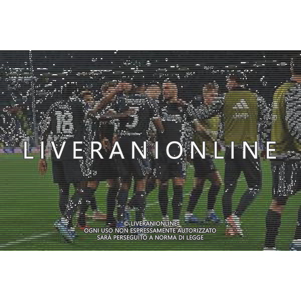 Torino 11.11.2023 Allianz Stadium @Manuela Viganti/Ag. Aldo Liverani sas Juventus vs Cagliari Campionato Calcio Serie A TIM 2023/2024 12a giornata Nella foto: esultanza juventus dopo il gol di gleison bremer